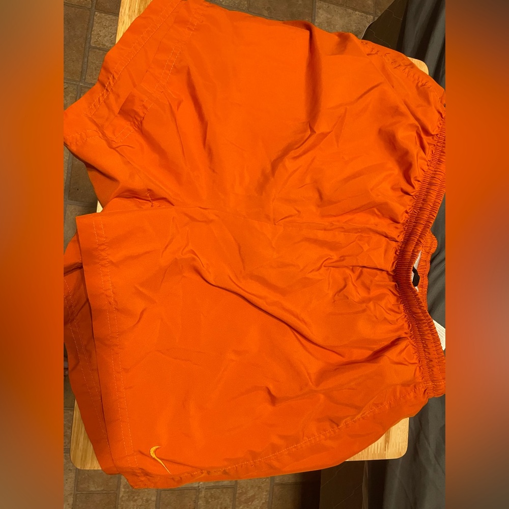 Nike shorts size L, orange